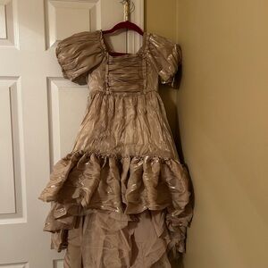 Joyfolie Shimmering Gold Kids Dress